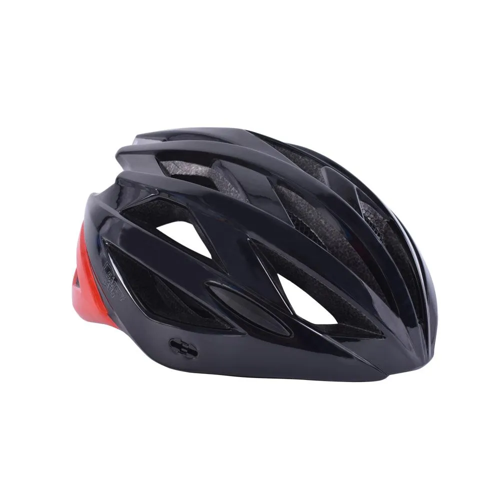 Safety Labs?Juno Road Cycling Helmet (Shiny Black/Red)