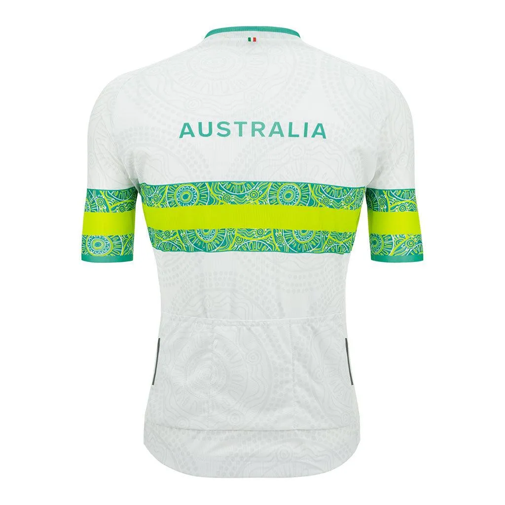 Santini Australia National Team Mens Cycling Jersey (Print)