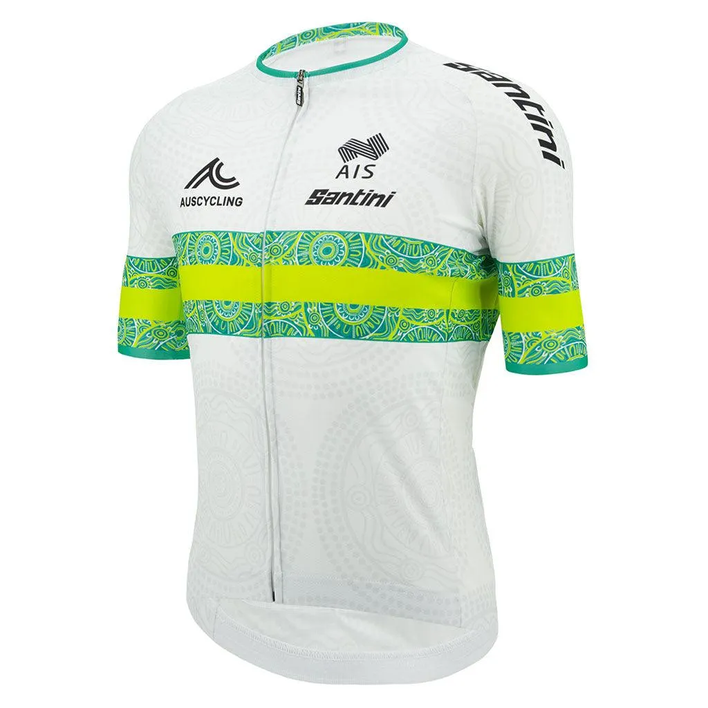 Santini Australia National Team Mens Cycling Jersey (Print)