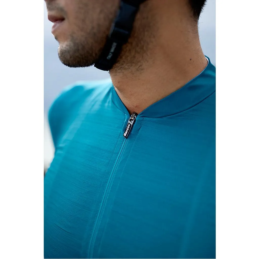 Santini Colore Mens Cycling Jersey (Teal)