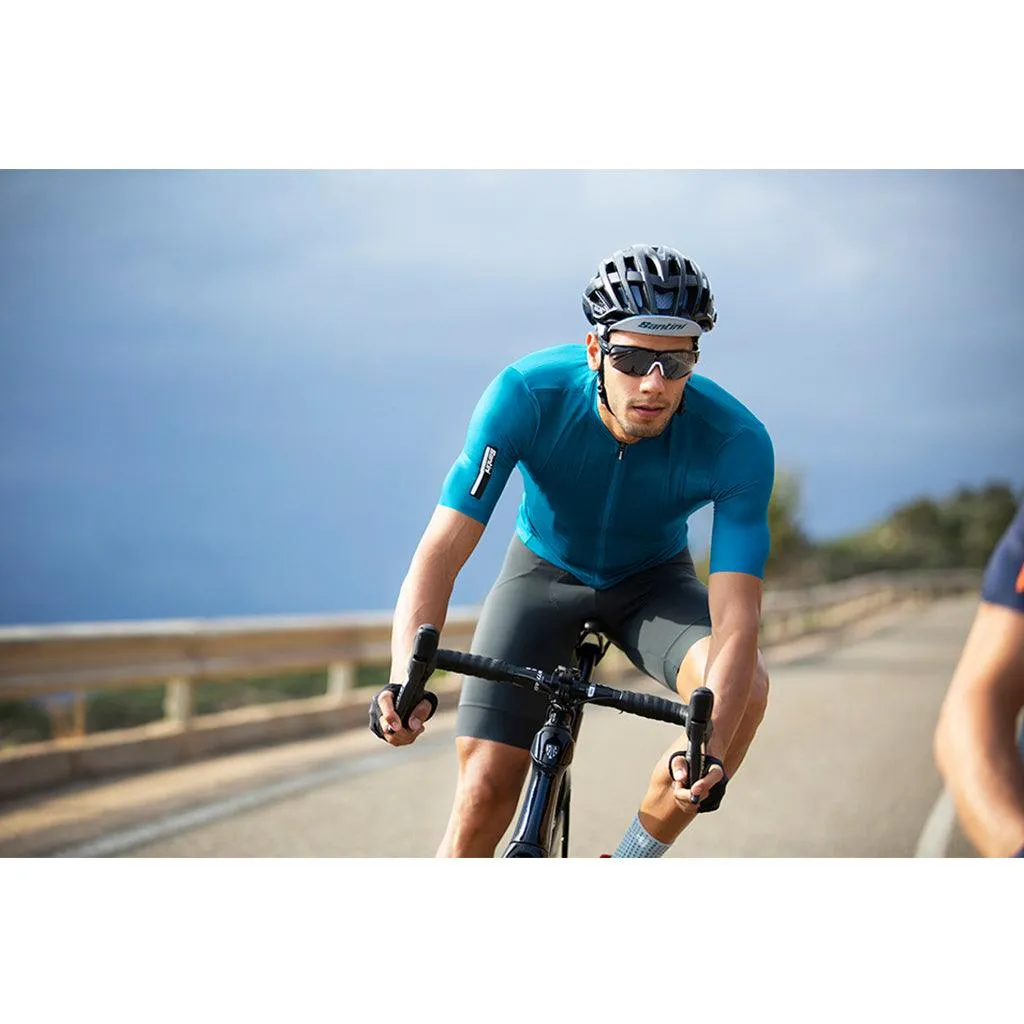 Santini Colore Mens Cycling Jersey (Teal)