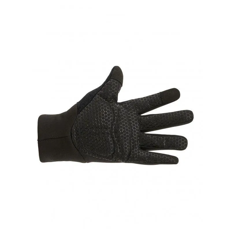Santini Colore Unisex Cycling Gloves (Black)