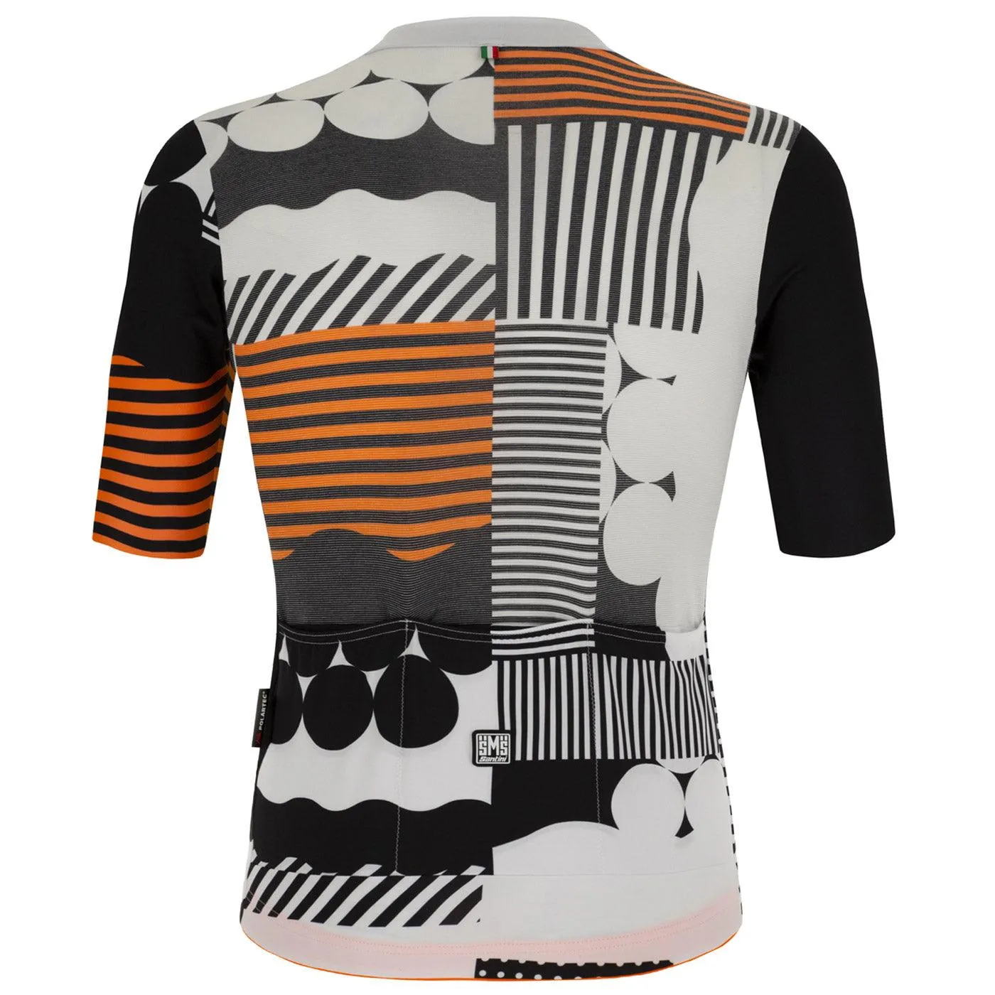 Santini Delta Optic Men's Cycling Jersey (White)