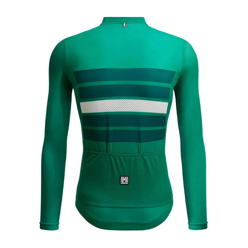 Santini Eco Sleek Bengal Men's Cycling Jersey (Green)