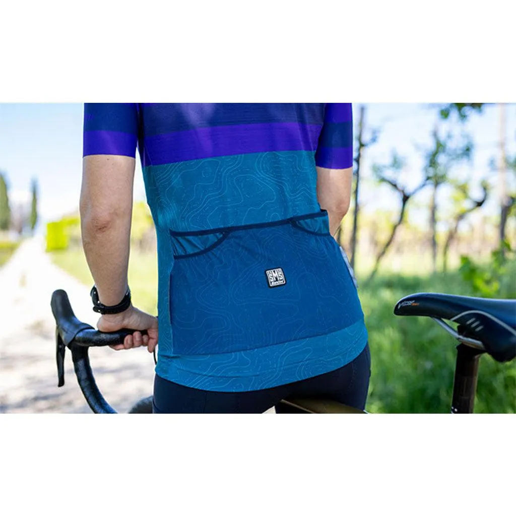 Santini Eroica Opera Womens Cycling Jersey (Teal)