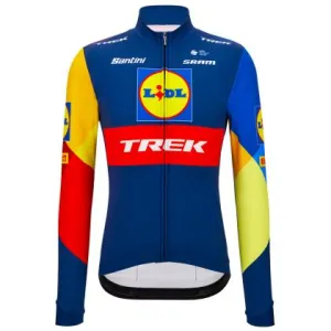 Santini Lidl Trek Long Sleeve Men's Cycling Jersey (Print)