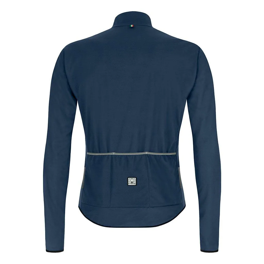 Santini Nebula Puro Windbreaker Mens Cycling Vest (Nautica Blue)