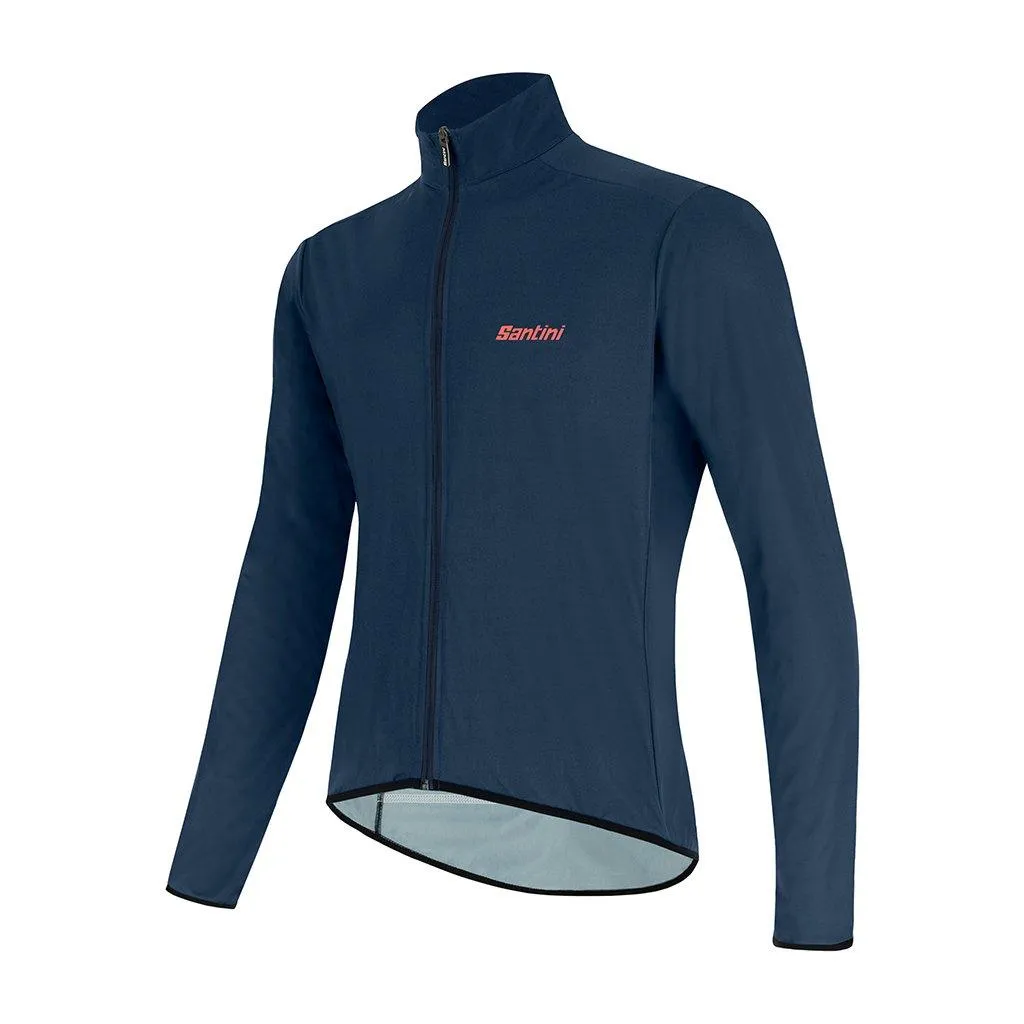 Santini Nebula Puro Windbreaker Mens Cycling Vest (Nautica Blue)