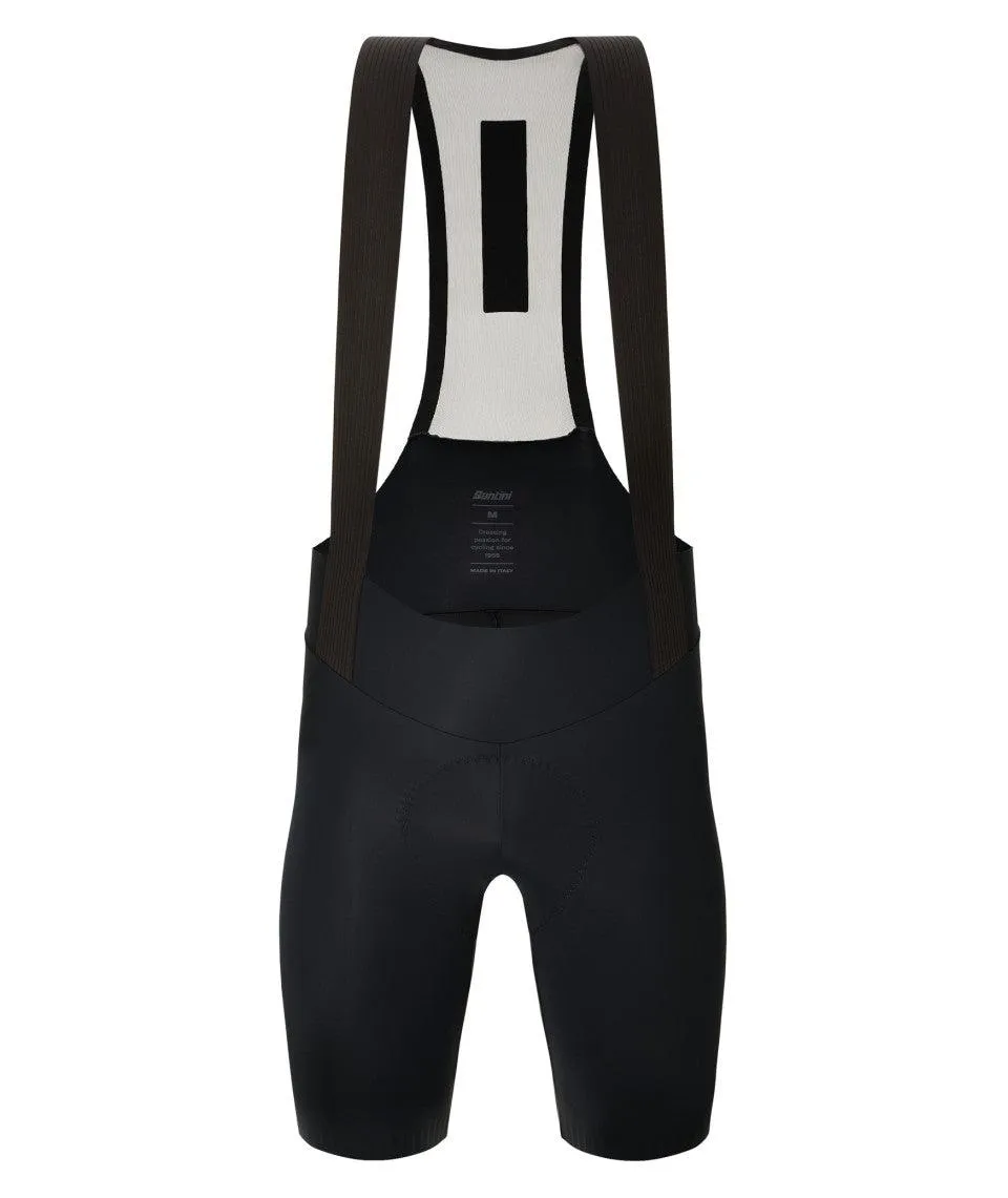 Santini Plush Men's Cycling Bibshorts (Black)