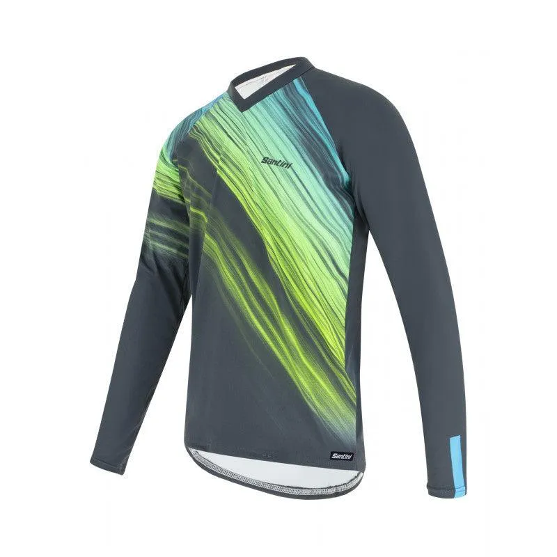Santini Sasso MTB Mens Cycling Jersey (Green)