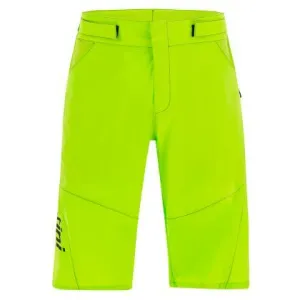 Santini Selva Mens MTB Cycling Shorts (Fluo Green)