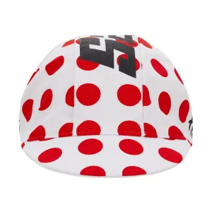 Santini Tour De France Grand Depart Pais Vasco Cycling Cap (Polka Dots)