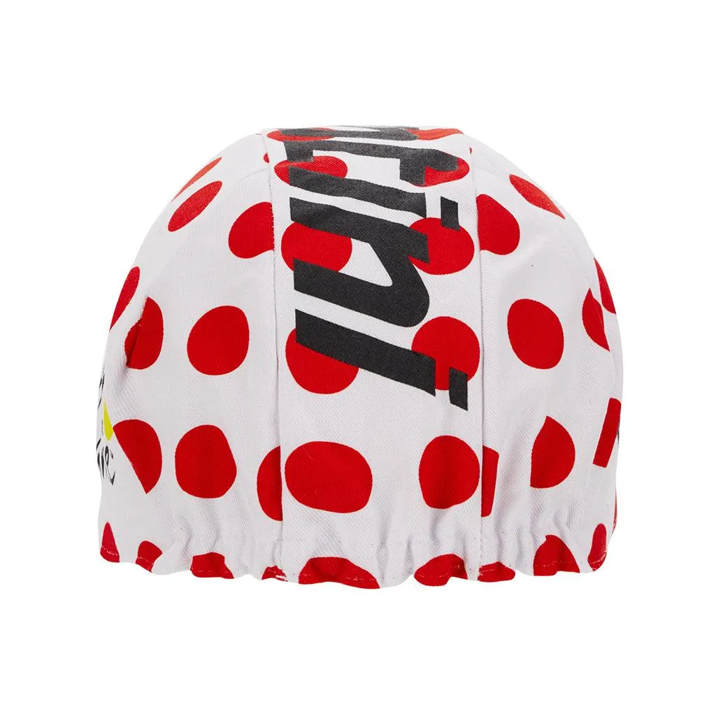Santini Tour De France Kom Cycling Cap (Polka Dots)