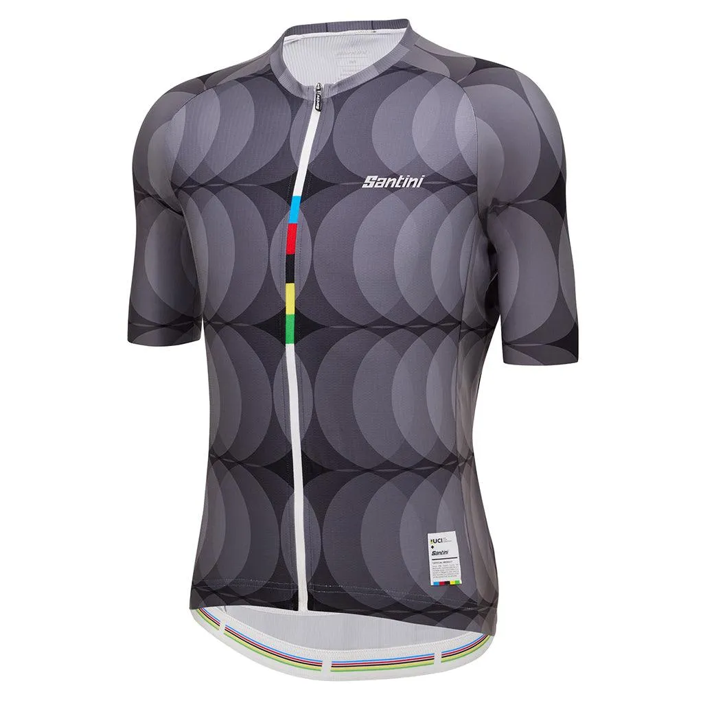 Santini UCI Barcelona 1973 Men's Cycling Jersey (Print)