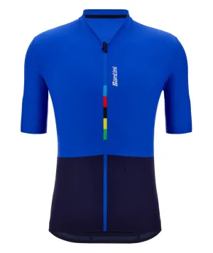 Santini UCI Official Men's Cycling Jersey (Royal Blue)