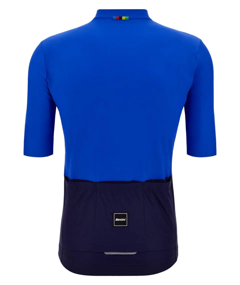 Santini UCI Official Men's Cycling Jersey (Royal Blue)