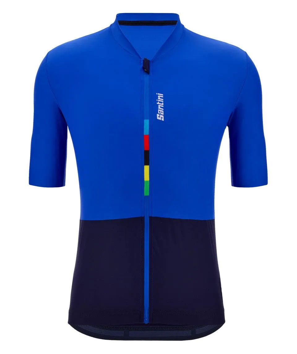 Santini UCI Official Men's Cycling Jersey (Royal Blue)