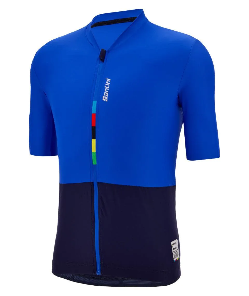 Santini UCI Official Men's Cycling Jersey (Royal Blue)