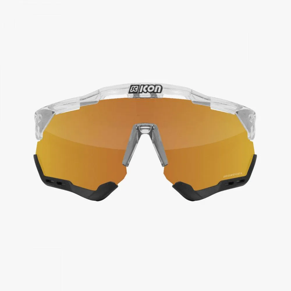 Scicon Aeroshade XL Sport Sunglasses (Multimirror Bronze/Crystal Gloss)