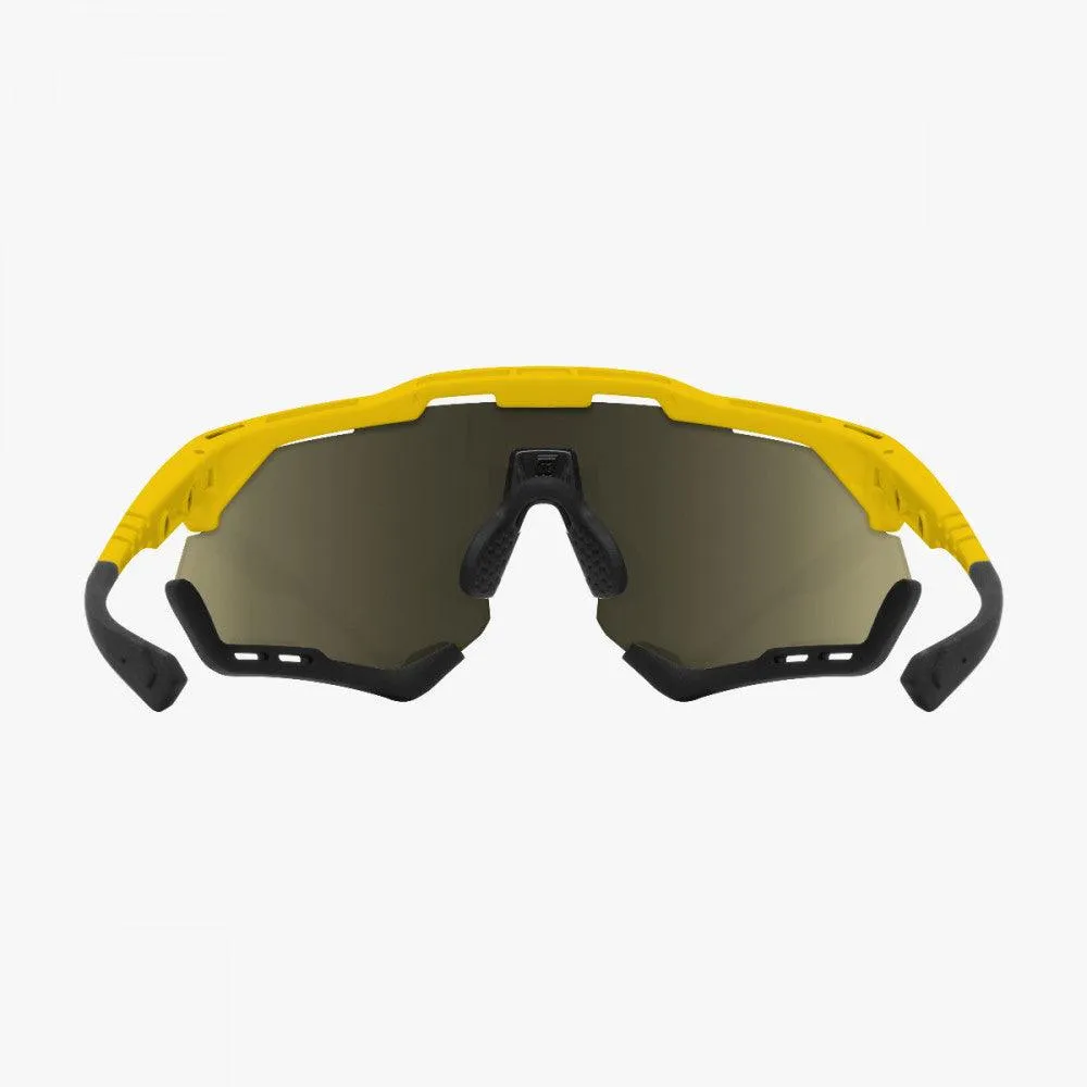 Scicon Aeroshade XL Sport Sunglasses (Multimirror Bronze/Yellow Gloss)