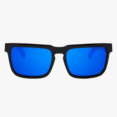 Scicon Gallio Sport Sunglasses (Black Gloss/Multimirror Blue)