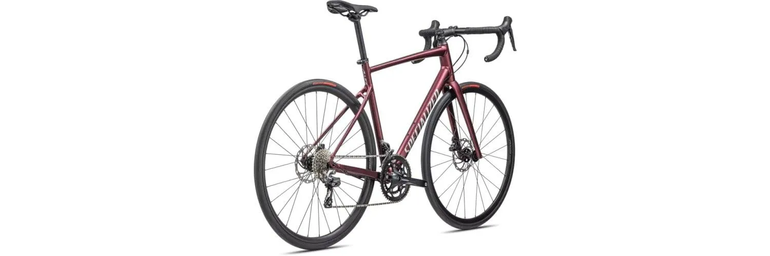 Specialized Allez E5 Disc (Satin Maroon/Silver Dust/Flo Red)