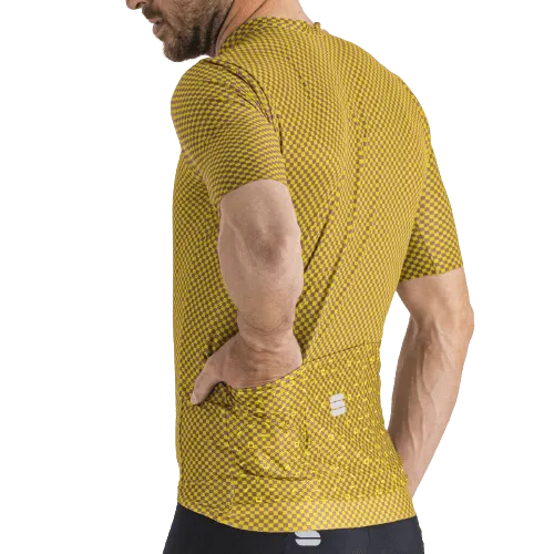 Sportful Checkmate Mens Cycling Jersey (Masala Malives)