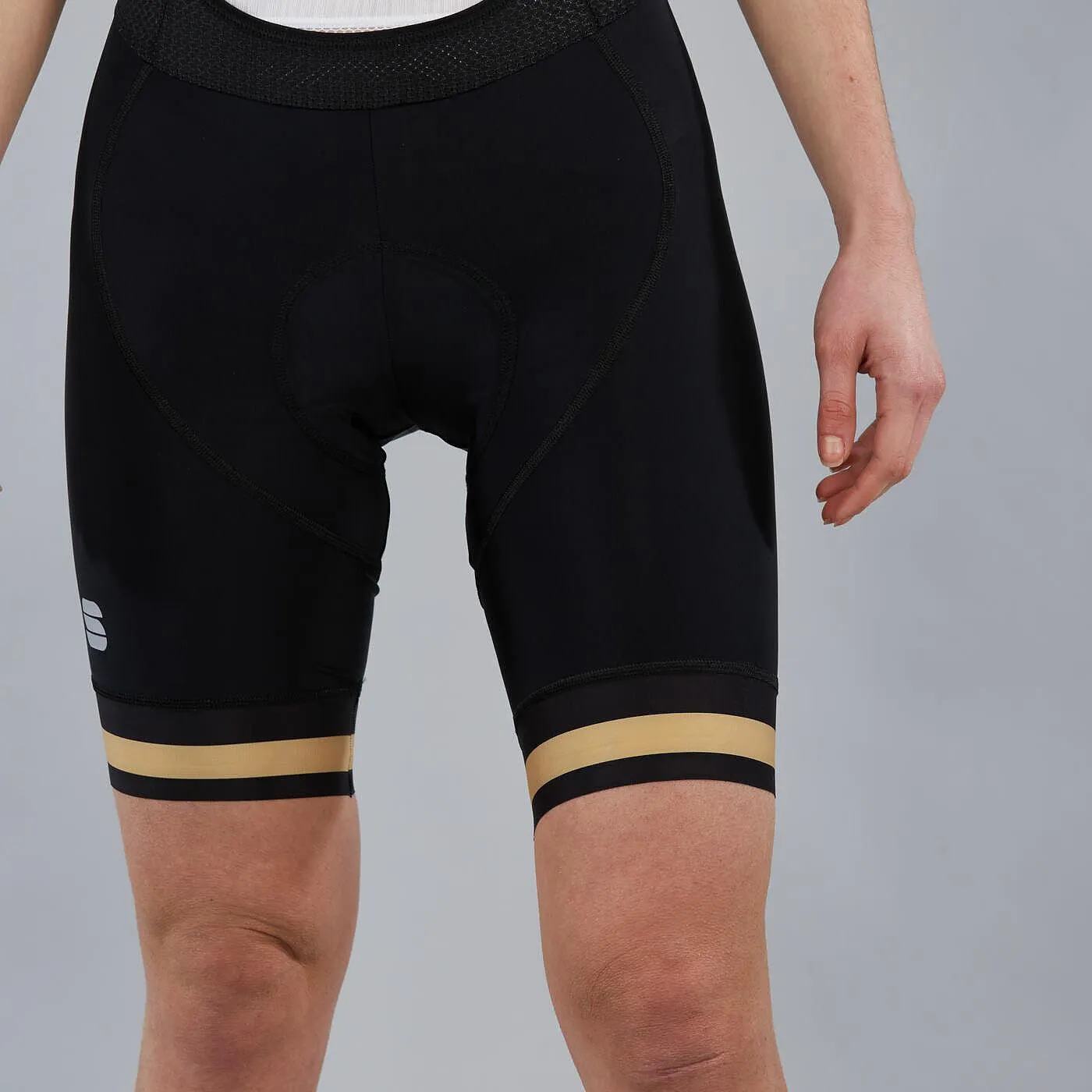 Sportful Classic Women's Cycling Shorts (Black/Gold)