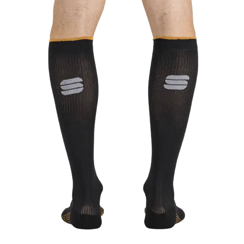 Sportful Recovery Unisex Cycling Socks (Black Orange SDR)