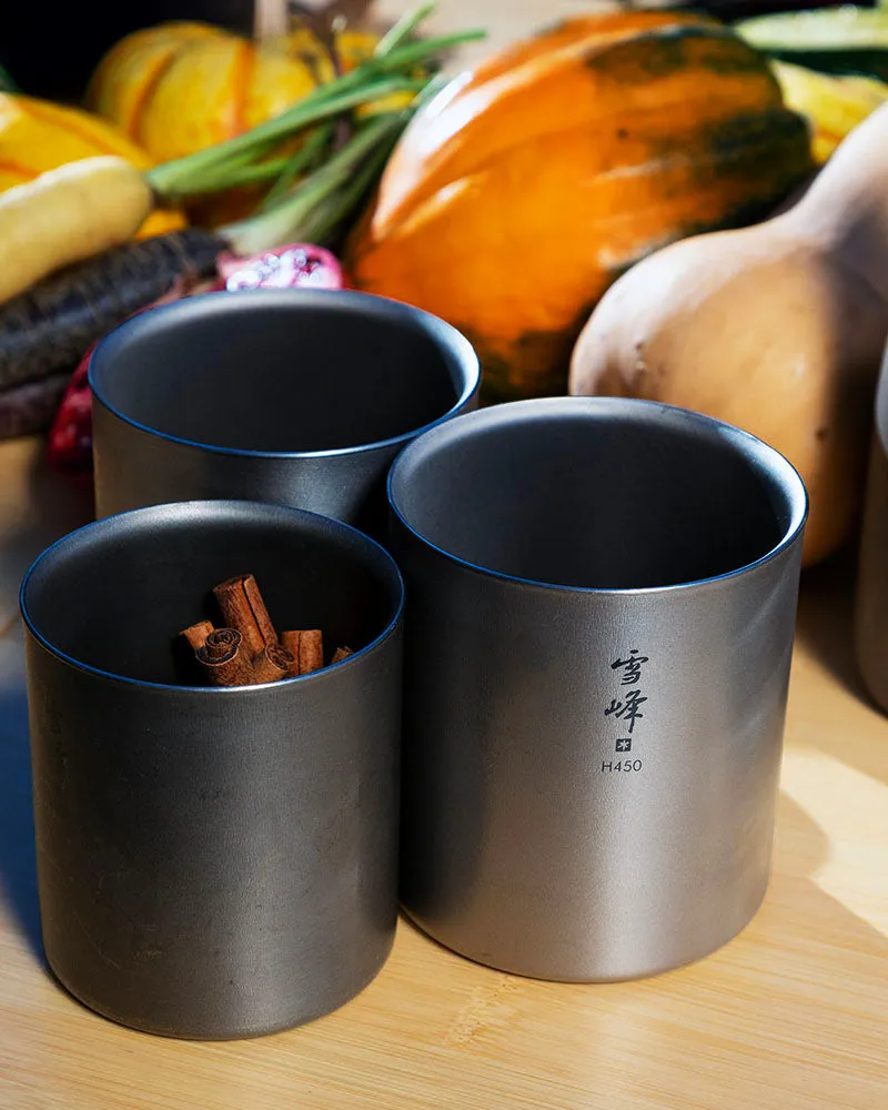 Ti-Double H450 Stacking Mug -snowpeak