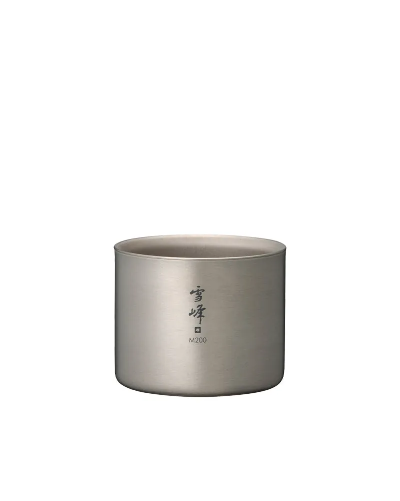 Ti-Double M200 Stacking Mug -snowpeak