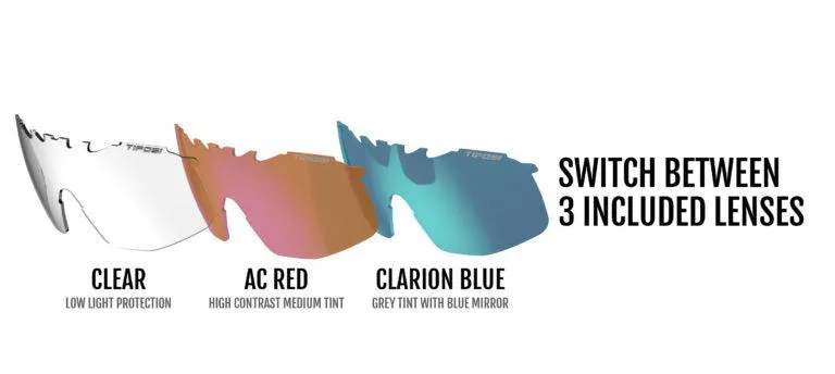 Tifosi Sledge Lite Sport Sunglasses (Crystal Smoke)