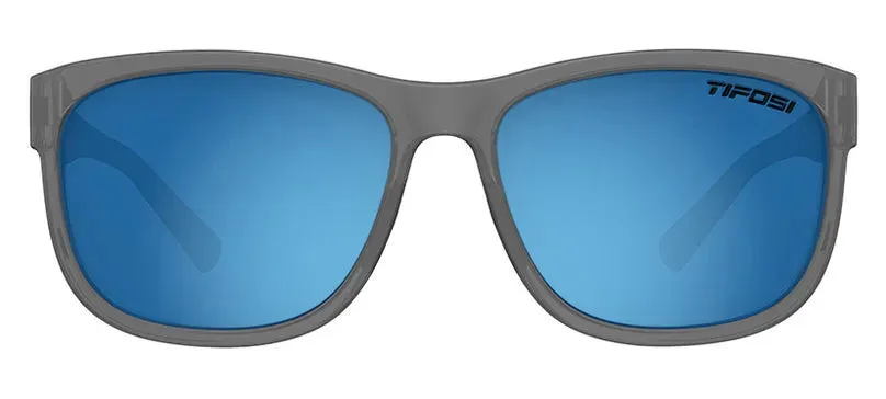 Tifosi Swank XL Sport Sunglasses (Satin Vapor/Grey)