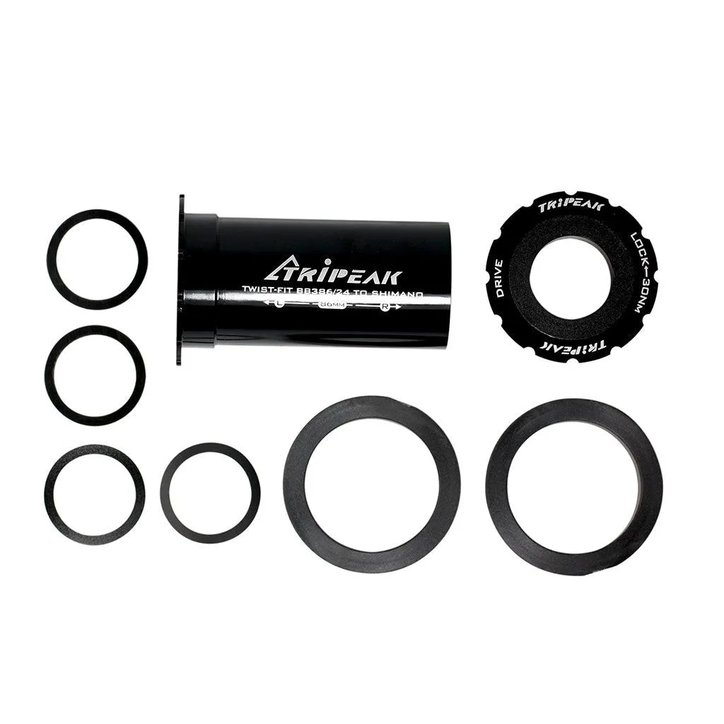 Tripeak BB86 Pressfit FSA 386 Bottom Bracket (Black)