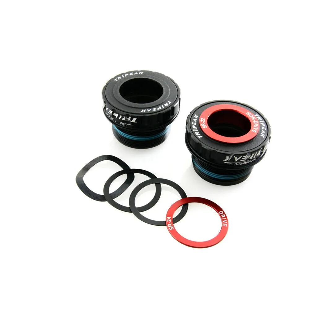 Tripeak Threaded Sram GXP 68mm/73mm Bottom Bracket (Black)
