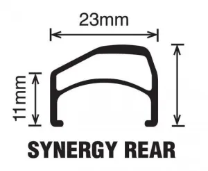 Velocity Synergy OC MSW 700c Rim Brake Rims (Silver)