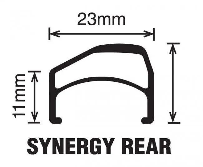 Velocity Synergy OC MSW 700c Rim Brake Rims (Silver)