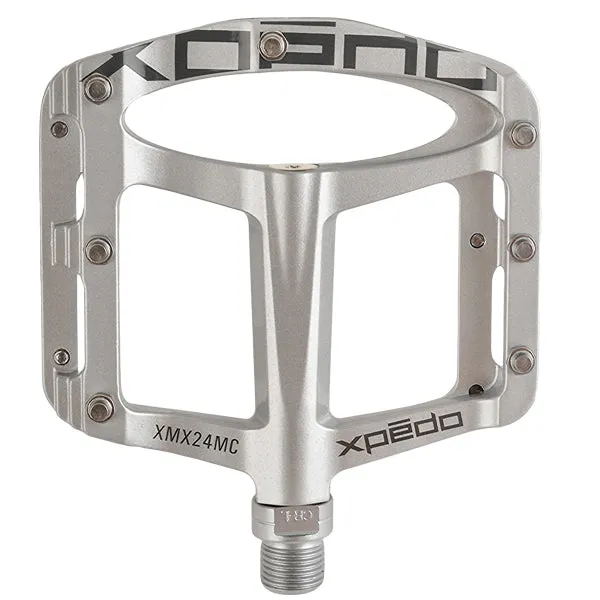 Xpedo Spry Flat Pedal (Silver)