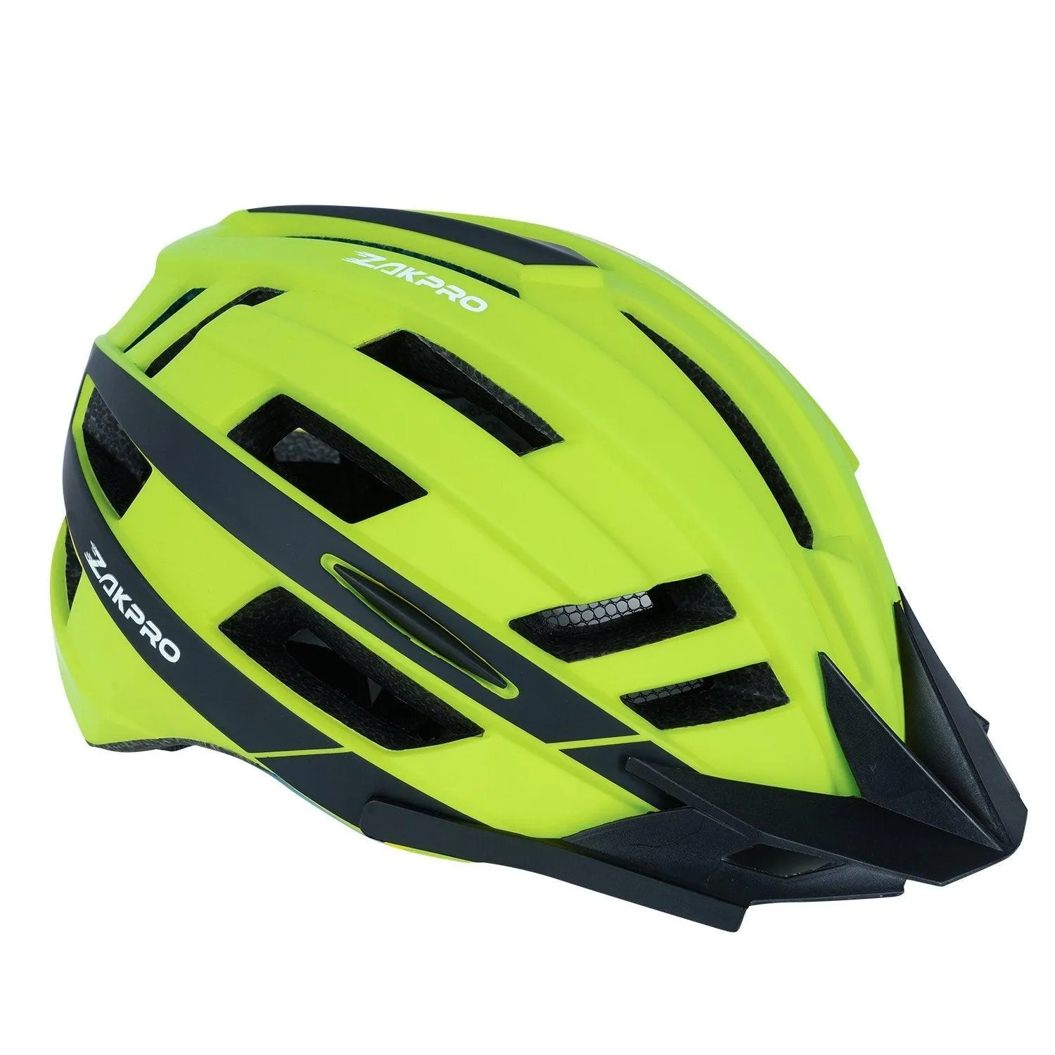 Zakpro Uphill MTB Cycling Helmet (Fluorescent Green)