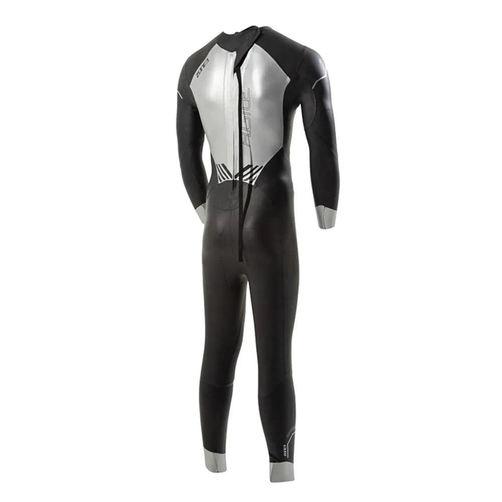 Zone 3 Agile Men's Wetsuit (Black/Silver/Gunmetal)