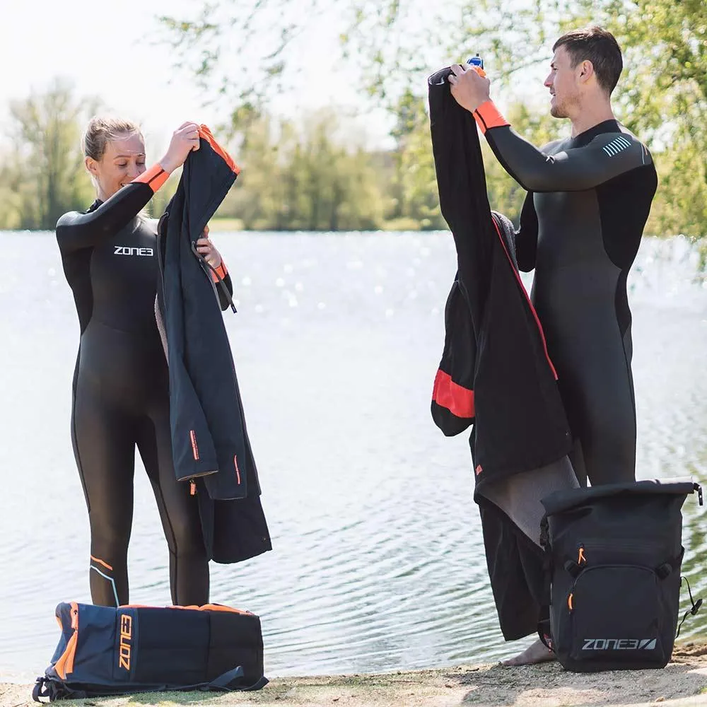 Zone 3 Aspect Breaststroke Men's Wetsuit (Black/Blue/Orange)