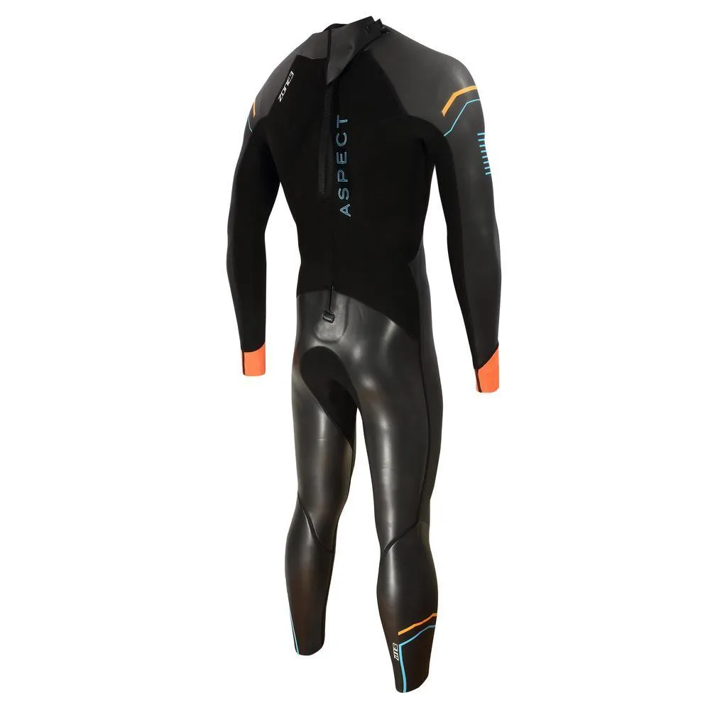 Zone 3 Aspect Breaststroke Men's Wetsuit (Black/Blue/Orange)